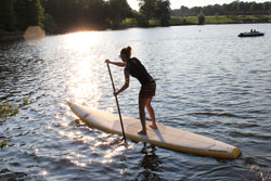 SUP im Stadtpark Hamburg