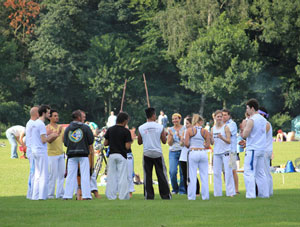 sportliches Treffen auf der Festwiese