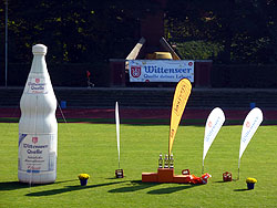 Werbeträger im Stadion