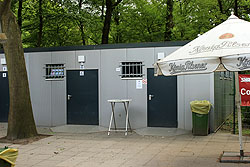 WC's bei der Freilichtbühne im Stadtpark Hamburg