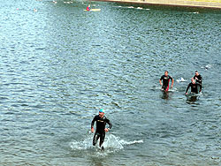 Schwimmen beendet