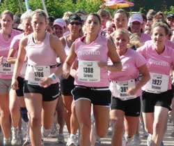 Start beim Womens Run 2012